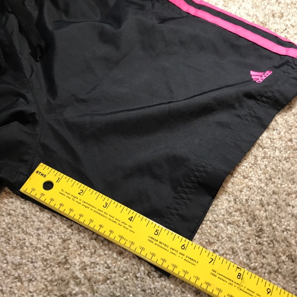 ADIDAS Side Pink Striped Shorts - Picture 6 of 7